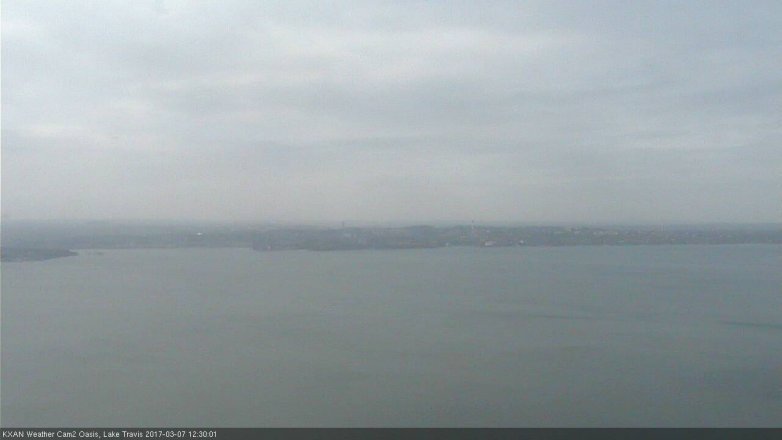 Lake Travis webcam, March 7, 2017 11:45 AM CT
