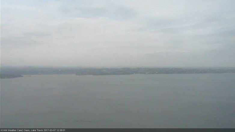 Lake Travis webcam, March 7, 2017 11:50 AM CT