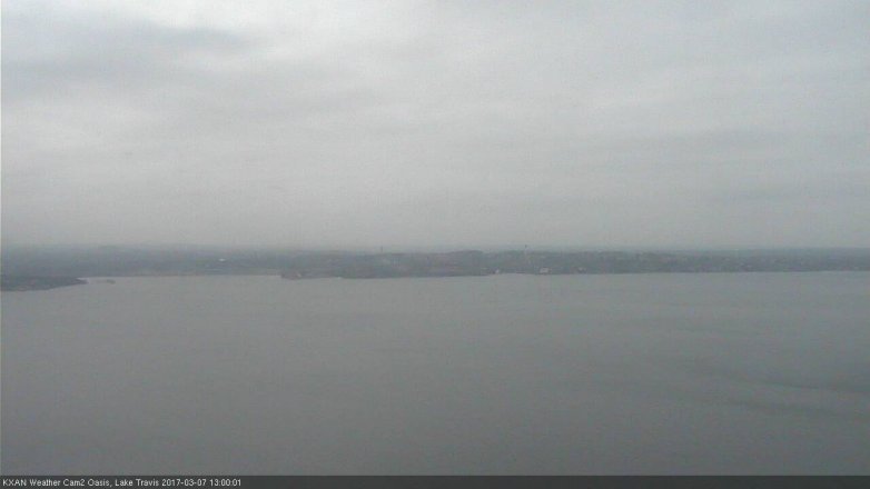 Lake Travis webcam, March 7, 2017 12:05 PM CT