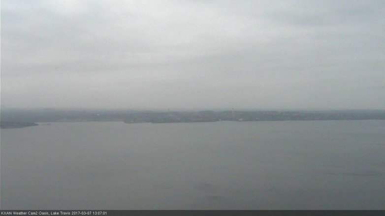 Lake Travis webcam, March 7, 2017 12:20 PM CT