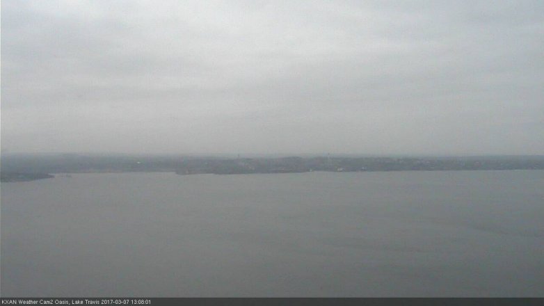 Lake Travis webcam, March 7, 2017 12:25 PM CT