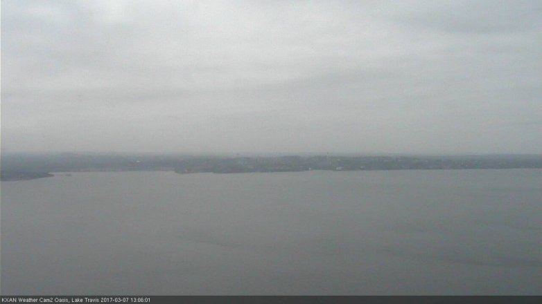 Lake Travis webcam, March 7, 2017 12:30 PM CT