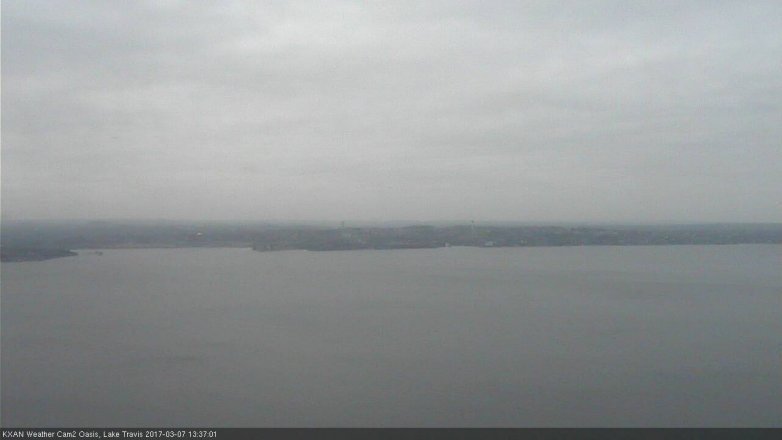 Lake Travis webcam, March 7, 2017 12:55 PM CT