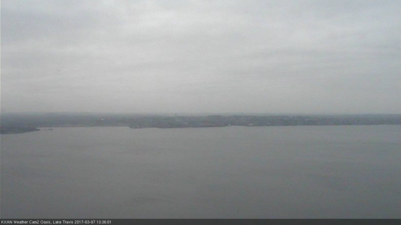 Lake Travis webcam, March 7, 2017 1:05 PM CT