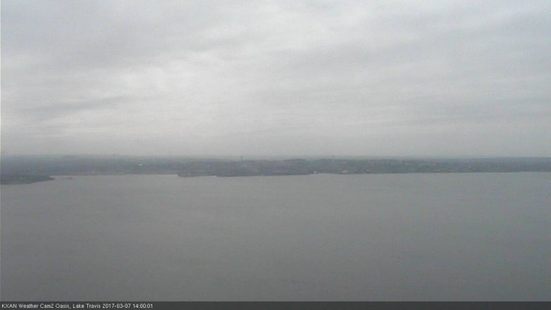 Lake Travis webcam, March 7, 2017 1:15 PM CT
