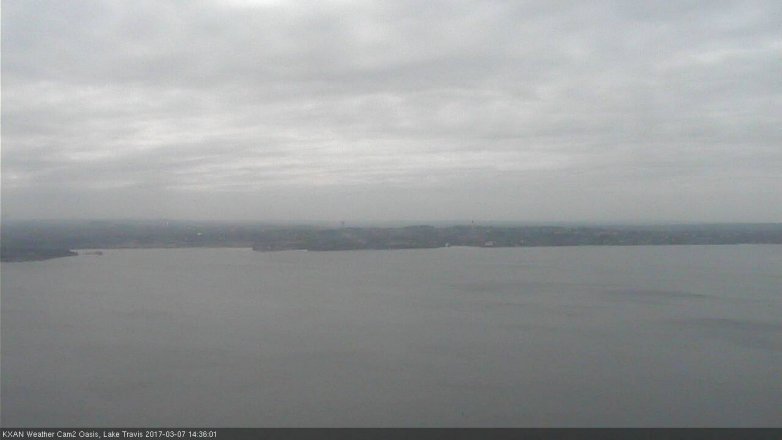 Lake Travis webcam, March 7, 2017 2:05 PM CT