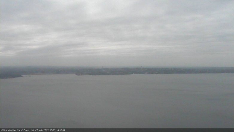 Lake Travis webcam, March 7, 2017 2:10 PM CT