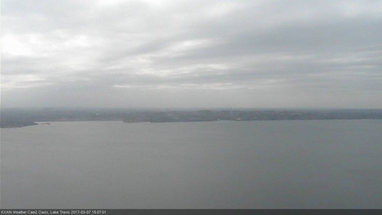 Lake Travis webcam, March 7, 2017 2:30 PM CT