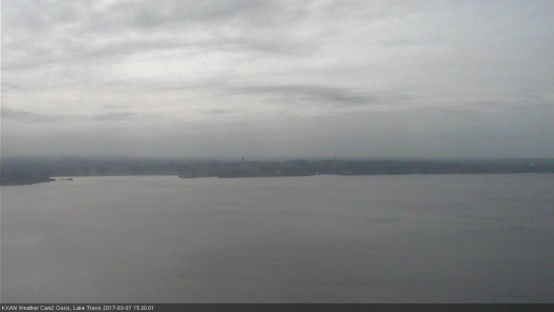 Lake Travis webcam, March 7, 2017 2:40 PM CT