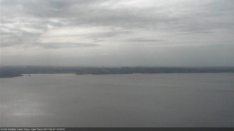 Lake Travis webcam, March 7, 2017 3:05 PM CT