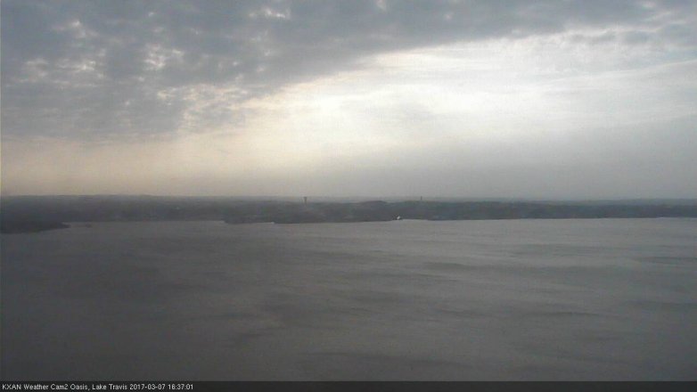 Lake Travis webcam, March 7, 2017 3:45 PM CT