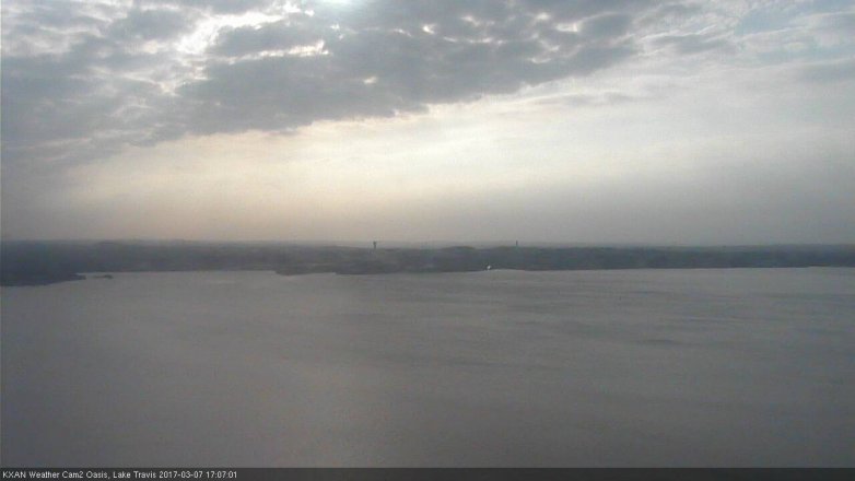 Lake Travis webcam, March 7, 2017 4:20 PM CT