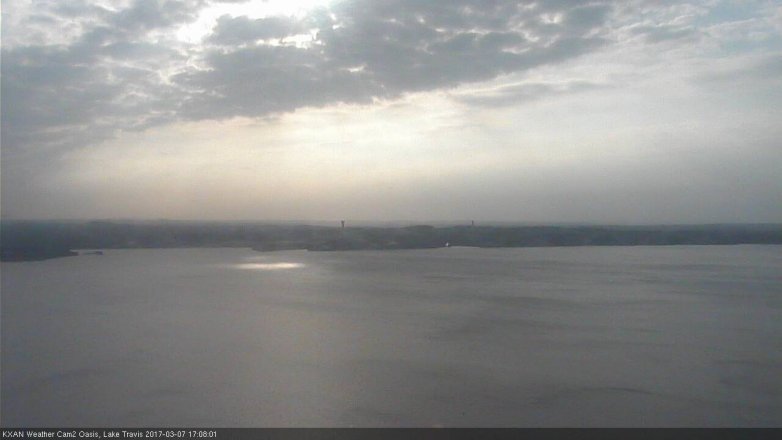 Lake Travis webcam, March 7, 2017 4:25 PM CT