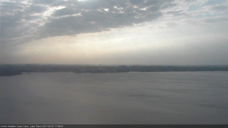 Lake Travis webcam, March 7, 2017 4:35 PM CT