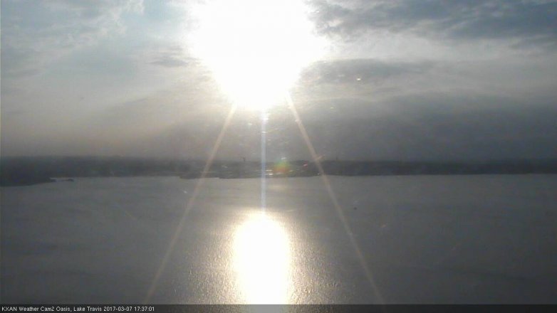 Lake Travis webcam, March 7, 2017 4:50 PM CT