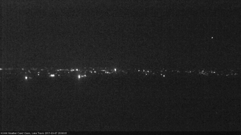 Lake Travis webcam, March 7, 2017 7:05 PM CT