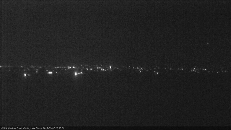 Lake Travis webcam, March 7, 2017 7:30 PM CT