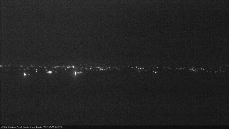 Lake Travis webcam, March 7, 2017 7:55 PM CT