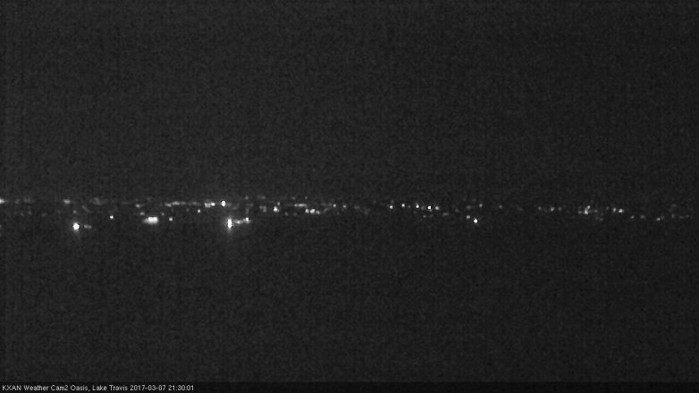 Lake Travis webcam, March 7, 2017 8:35 PM CT