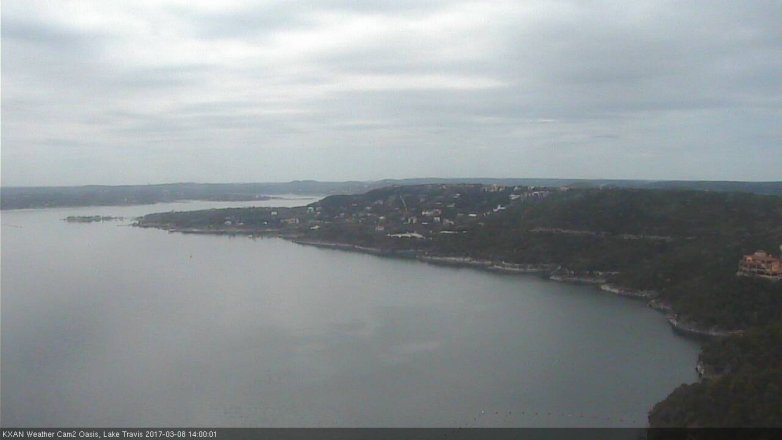 Lake Travis webcam, March 8, 2017 1:05 PM CT