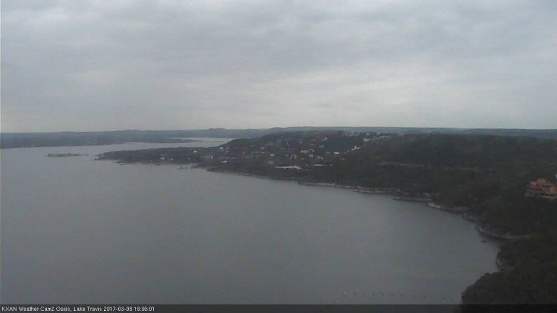 Lake Travis webcam, March 8, 2017 3:25 PM CT