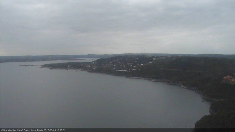 Lake Travis webcam, March 8, 2017 3:30 PM CT