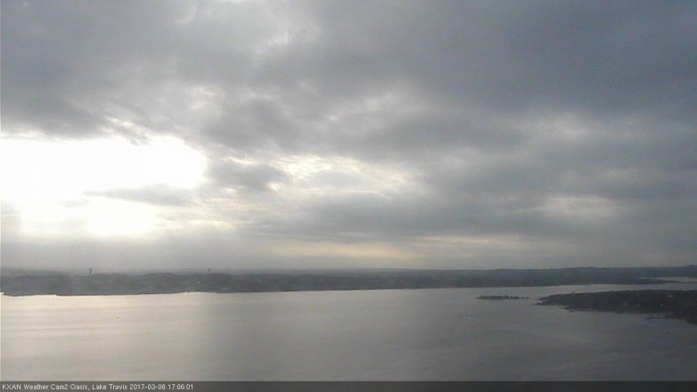 Lake Travis webcam, March 8, 2017 4:20 PM CT