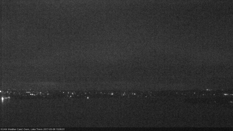 Lake Travis webcam, March 8, 2017 6:35 PM CT