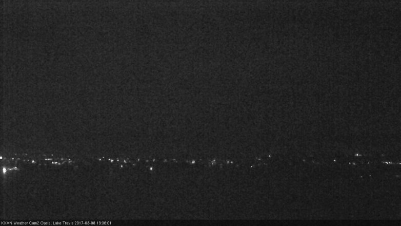 Lake Travis webcam, March 8, 2017 6:50 PM CT
