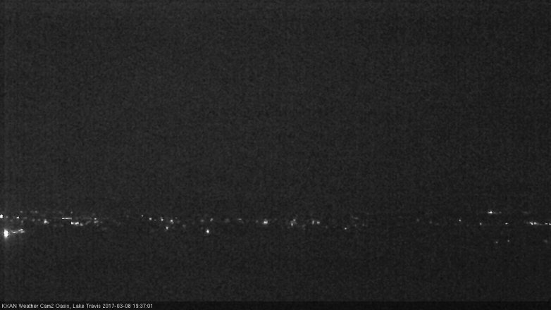 Lake Travis webcam, March 8, 2017 7:00 PM CT