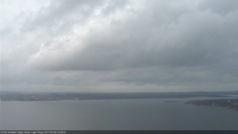 Lake Travis webcam, March 9, 2017 9:40 AM CT