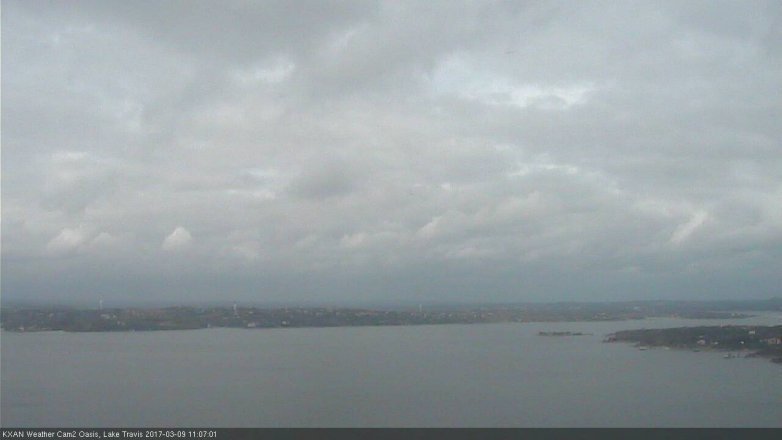 Lake Travis webcam, March 9, 2017 10:30 AM CT