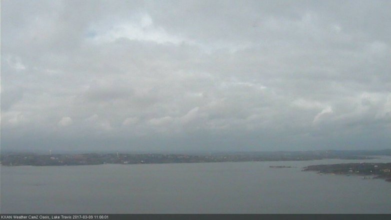 Lake Travis webcam, March 9, 2017 10:35 AM CT