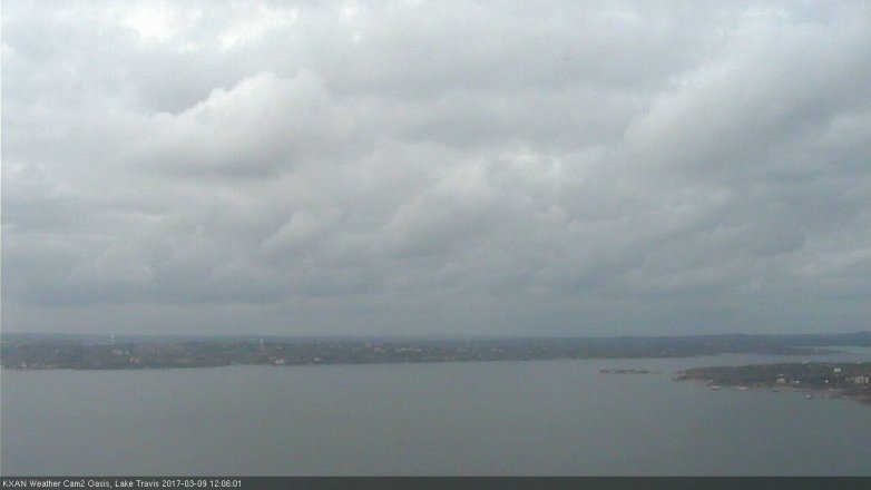 Lake Travis webcam, March 9, 2017 11:15 AM CT