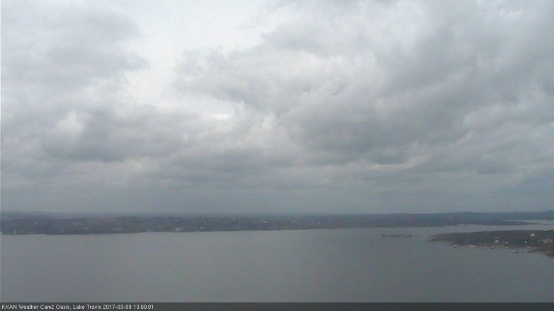 Lake Travis webcam, March 9, 2017 12:10 PM CT