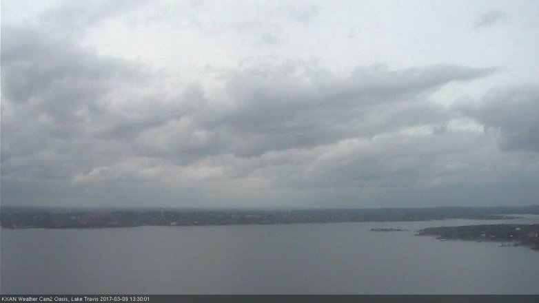 Lake Travis webcam, March 9, 2017 12:55 PM CT
