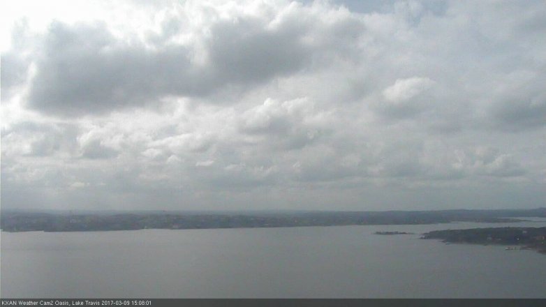 Lake Travis webcam, March 9, 2017 2:40 PM CT