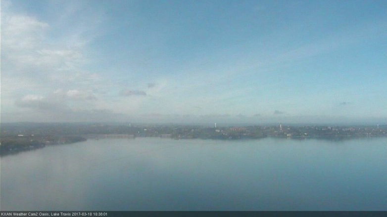 Lake Travis webcam, March 10, 2017 10:05 AM CT