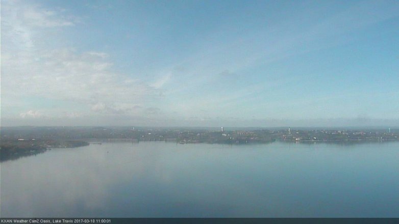 Lake Travis webcam, March 10, 2017 10:10 AM CT