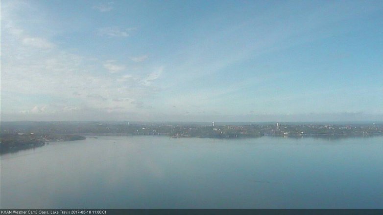 Lake Travis webcam, March 10, 2017 10:35 AM CT