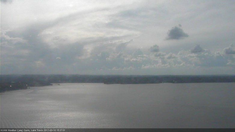 Lake Travis webcam, March 10, 2017 2:45 PM CT