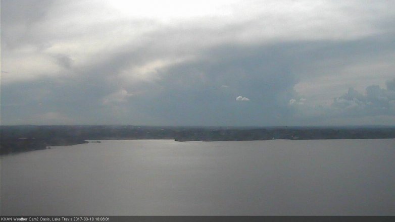 Lake Travis webcam, March 10, 2017 3:20 PM CT