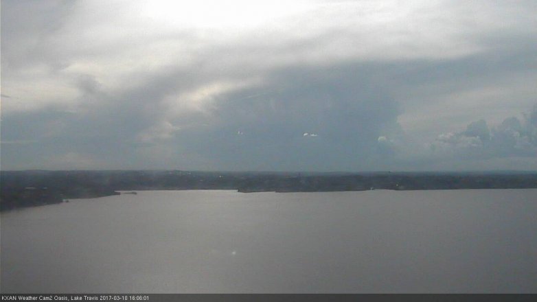 Lake Travis webcam, March 10, 2017 3:35 PM CT