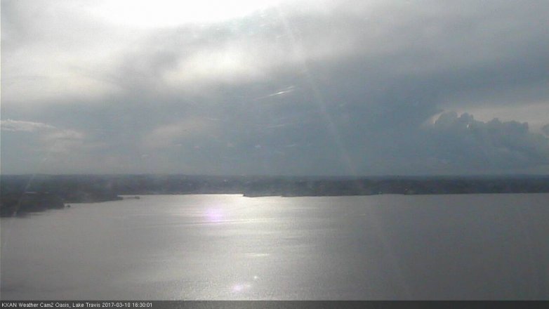 Lake Travis webcam, March 10, 2017 3:50 PM CT