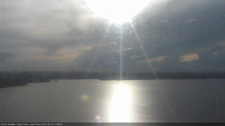 Lake Travis webcam, March 10, 2017 4:15 PM CT