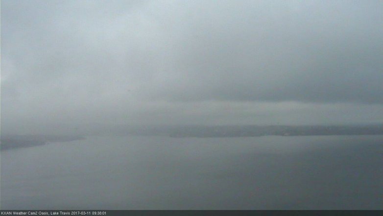 Lake Travis webcam, March 11, 2017 9:05 AM CT