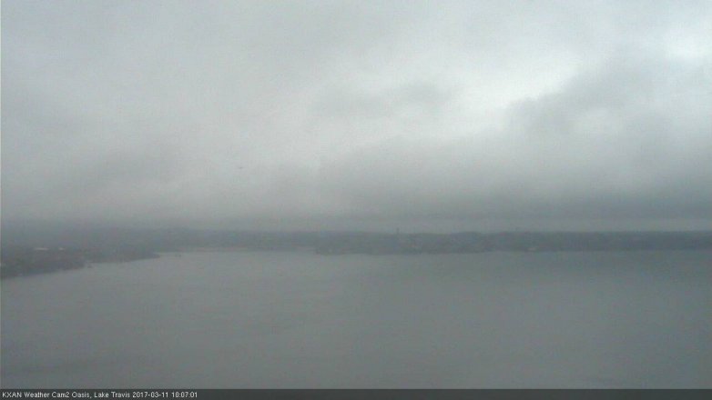 Lake Travis webcam, March 11, 2017 9:10 AM CT
