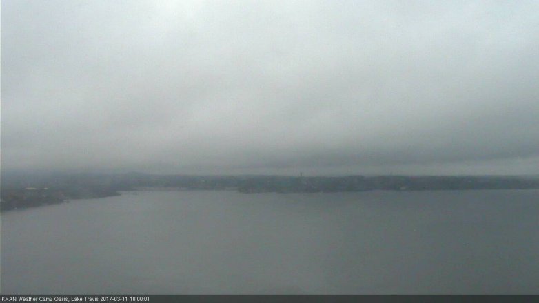 Lake Travis webcam, March 11, 2017 9:20 AM CT