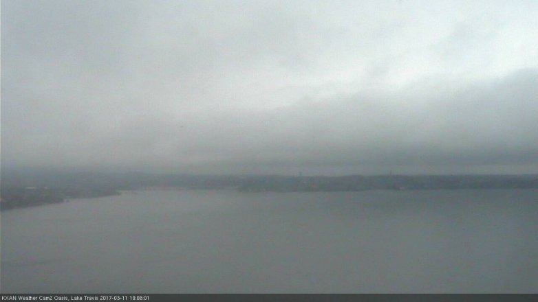 Lake Travis webcam, March 11, 2017 9:25 AM CT
