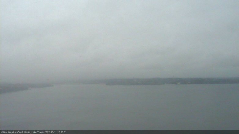 Lake Travis webcam, March 11, 2017 9:55 AM CT